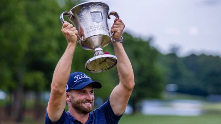 Wells Fargo Championship : Wyndham Clark soars to first PGA Tour victory